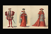 French Historical Costumes, a Person Illustration by Digital Museum (Thumbnail 5 of 7)
