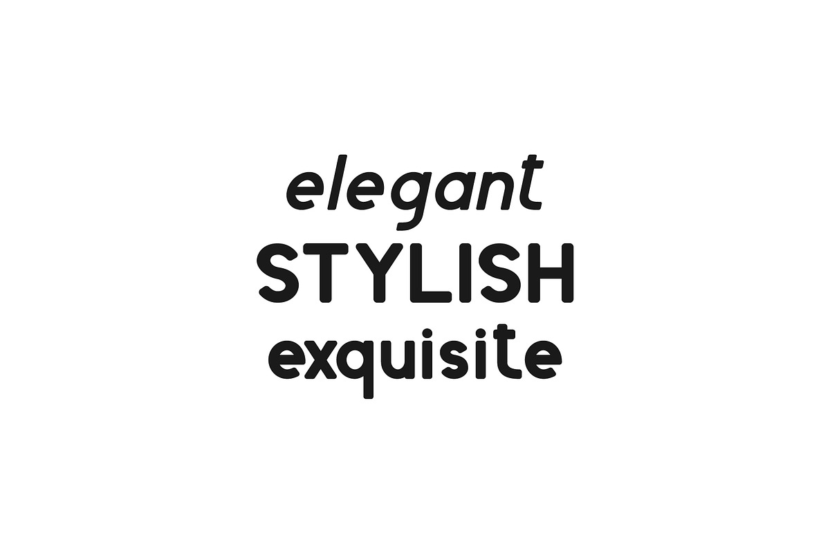 Fabiano. Sans serif family preview 2