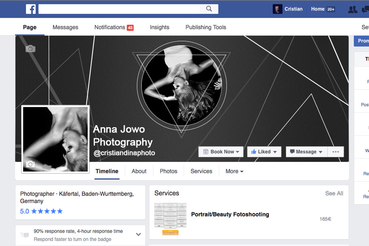 Facebook Photography_Minimal Cover, a Social Media Template by cDDesign (Photo 1 of 3)