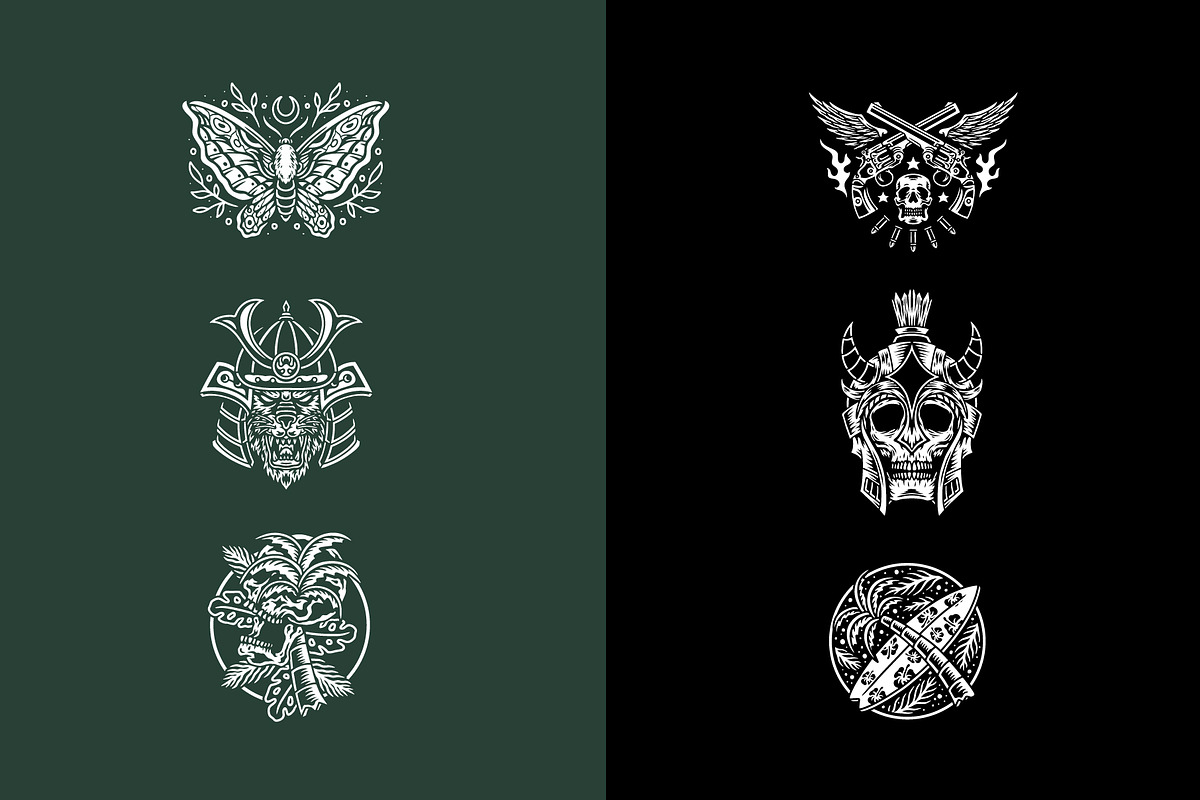 Ethos | Flash Art Vector Bundle, an Illustration by Beveled Design Co. (Photo 5 of 13)
