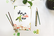 Woodland Mushroom Watercolors, an Illustration by plaidGecko (Thumbnail 7 of 8)