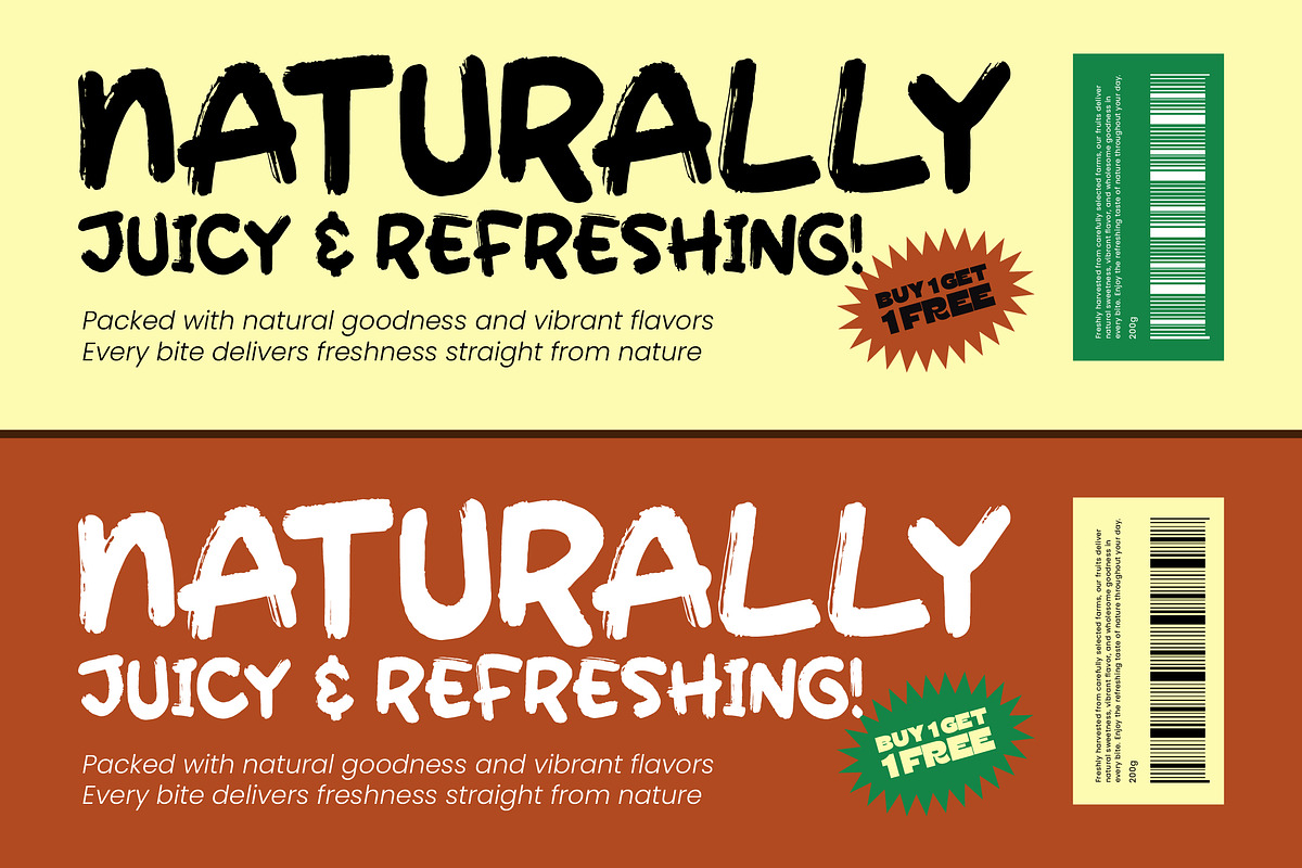 Rough City Markers Bold Brush Font, a Script Font by Letterena Studios Script (Photo 4 of 10)