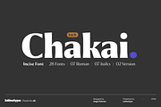 Chakai - Family 50% off, a Sans Serif Font by Latinotype (Thumbnail 1 of 15)