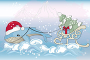 CHRISTMAS MERMAID, a Decorative Illustration by FARAWAYKINGDOM (Thumbnail 6 of 14)