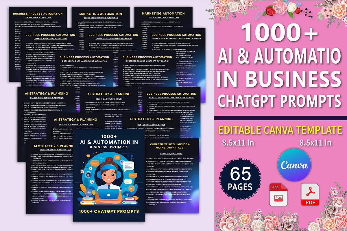 1000+ AI & Automation Chgpt prompts