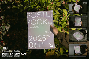 Poster Mockup - VOL 1, a Product Mockup by Simetrica Labs