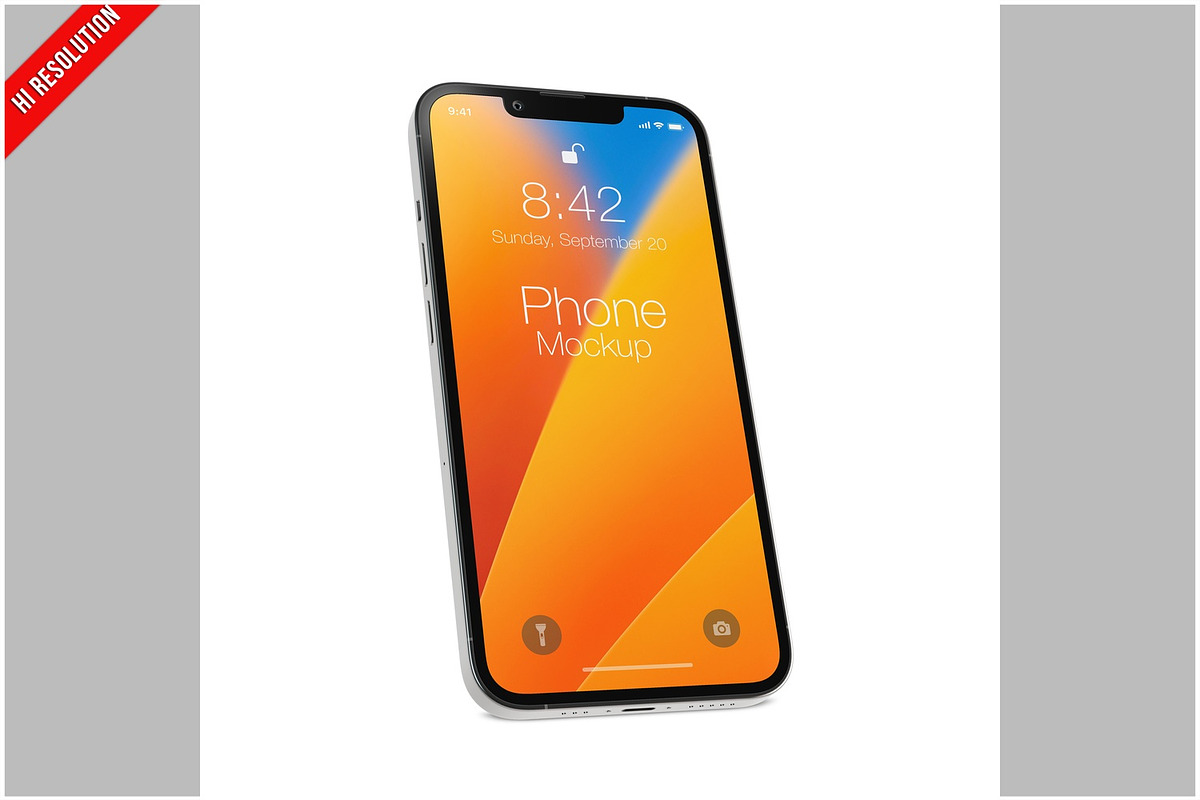 Cell Phone Urban Landscape Mockup, an iPhone Mockup by Bruno's Shop (Photo 1 of 3)