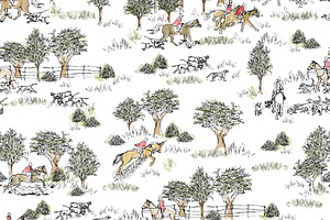 The Hunt Seamless Pattern