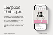 Personal Trainer Instagram Template, a Social Media Template by ZenSocialDesigns (Thumbnail 7 of 9)