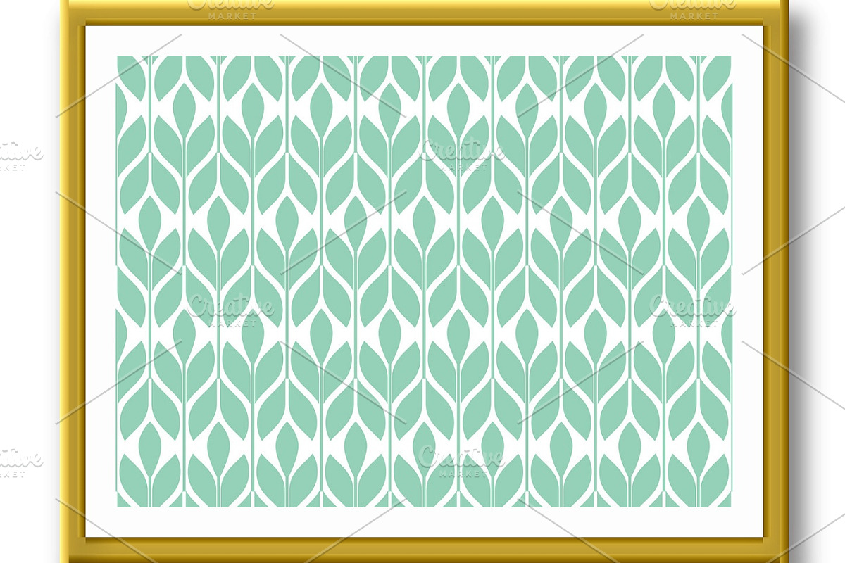 Flower geometric pattern. Seamless, a Decorative Illustration by RODINA (Photo 2 of 3)