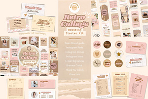Retro Collage Branding Starter Kit