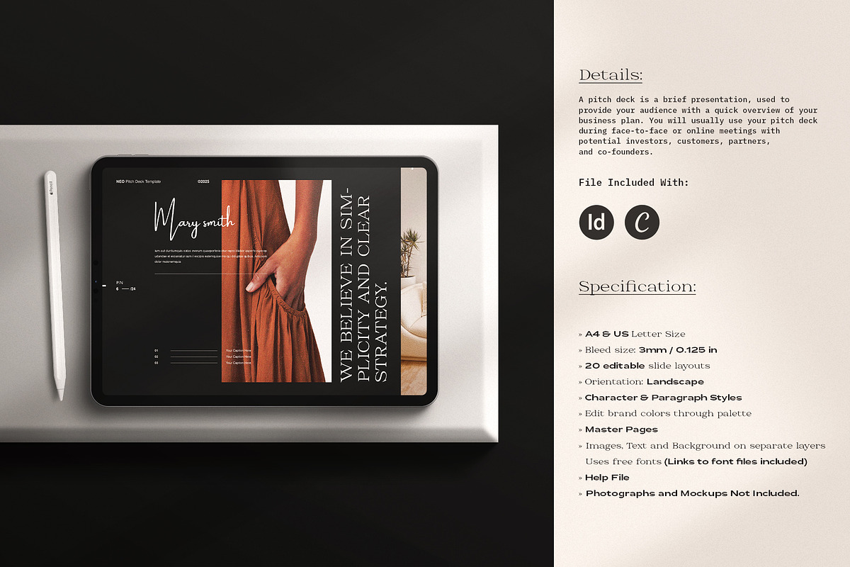 NEO | Pitch Deck Template, a Brochure Template by ArtisanaAura (Photo 4 of 14)