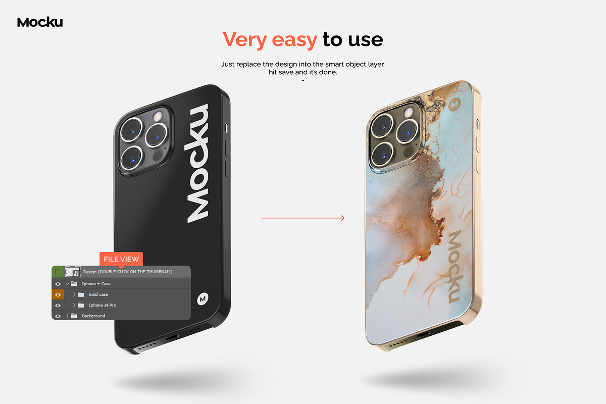Iphone 14 Pro - Solid Cases, an iPhone Mockup by Mocku (Photo 12 of 15)