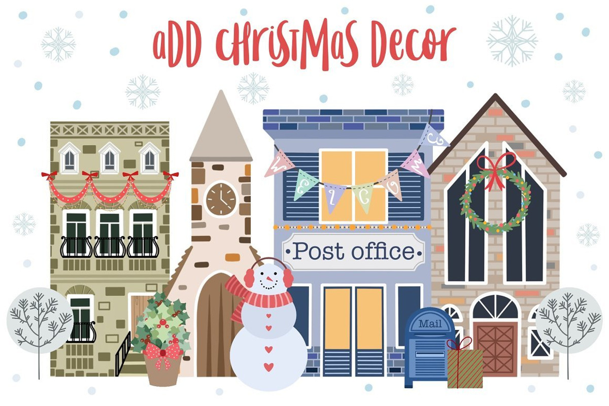 Seasonal Town Creator Bundle -60%OFF, a Decorative Illustration by Alina Sh (Photo 11 of 22)