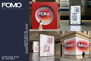 Urban Advertising Mockups (10 psd), an Advertising Mockup by Creatoom