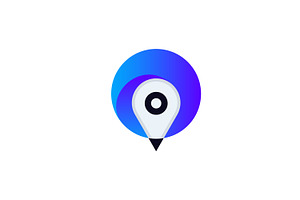 Map location pin icon, a Branding & Logo Template by Design Store