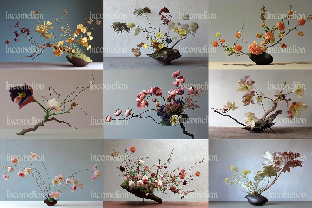 45 Japanese Ikebana Flowers Photos, a Nature Photo by Incomelion (Photo 12 of 13)