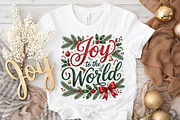Joy to the World Christmas PNG, a Seasonal Illustration by DreamPrint404 (Thumbnail 3 of 6)