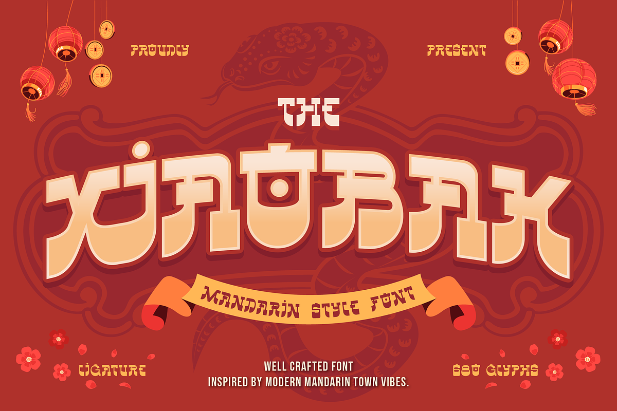 Xiaobak, a Symbol Font by Burntilldead (Photo 1 of 9)