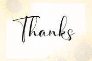 Lettering Sunflower | Script Font, a Handwritten Font by Scratchones (Thumbnail 8 of 8)