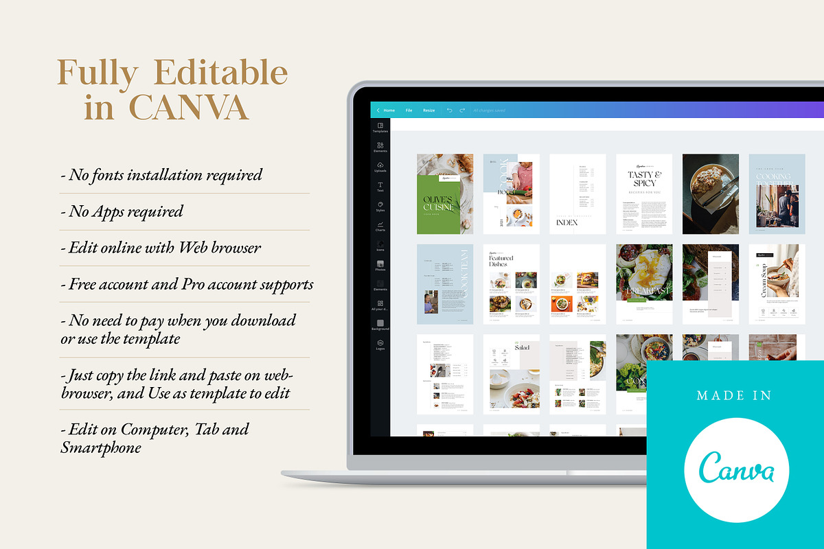 Cookbook / Recipe Book, a Brochure Template by GoldenPixelStudio (Photo 19 of 22)