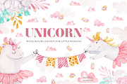 Unicorn party for small princess, an Animal Illustration by Re_Margarita_Art (Thumbnail 1 of 10)