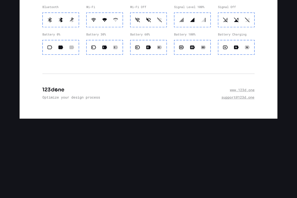 Devices and Electronics Icon Set, a Solid Icon by 123done (Photo 3 of 3)