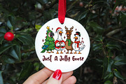 Funny Christmas Just a Jolly Goose, an Illustration by CreationArt (Thumbnail 2 of 4)