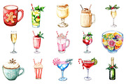 Christmas Drinks Sublimation Clipart, an Illustration by Daily.Designs (Thumbnail 3 of 3)