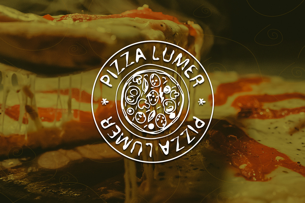 Pizza Lumer Display Font, a Font by Nickhard (Photo 3 of 6)