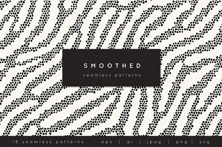 Smoothed Seamless Patterns Set, a Pattern Graphic by Curly_Pat