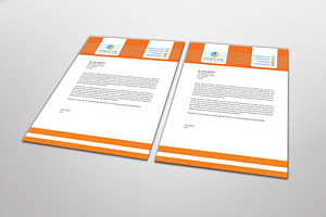 Orangiya Letterhead Template