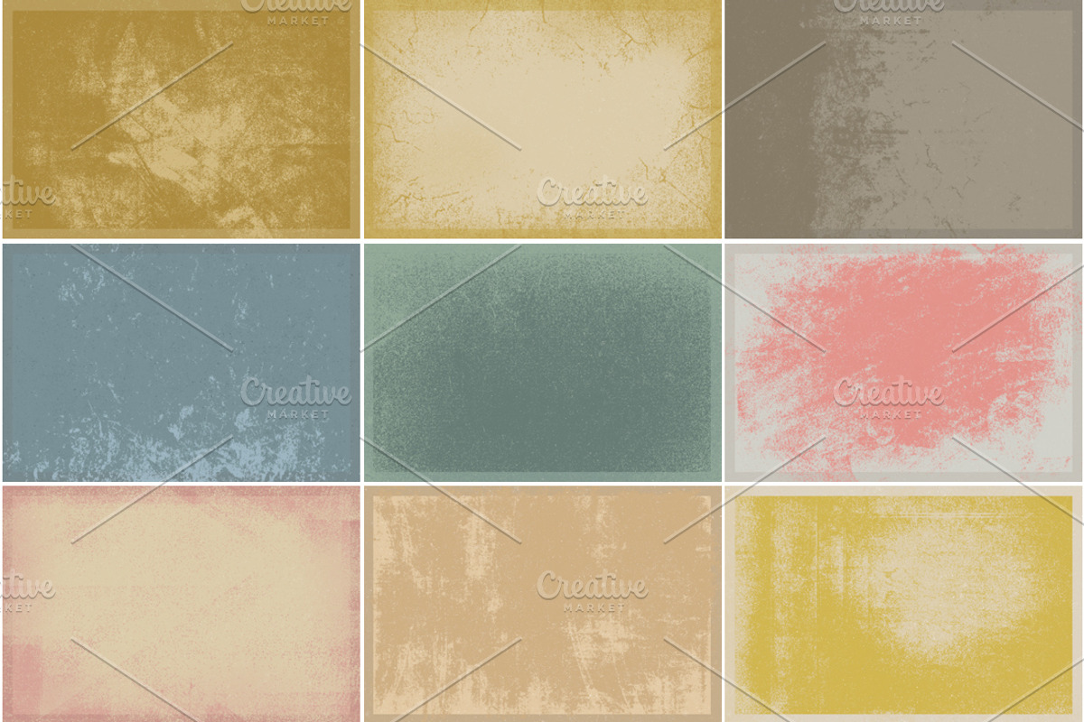 30 Vintage Halftone Overlay/BGs, a Texture Graphic by DesignWorkz (Photo 4 of 5)