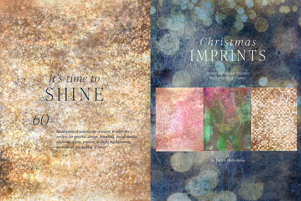 Christmas Backgrounds watercolor, a Background Graphic by Yuliya Derbisheva (Photo 1 of 12)