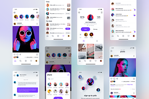 Social Media UI Kit For Figma