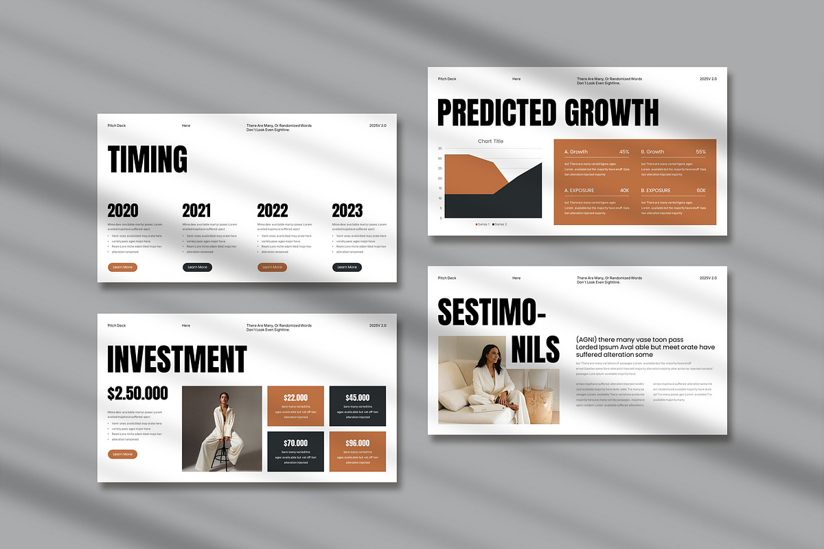 Pitch Deck Presentation Template preview 3