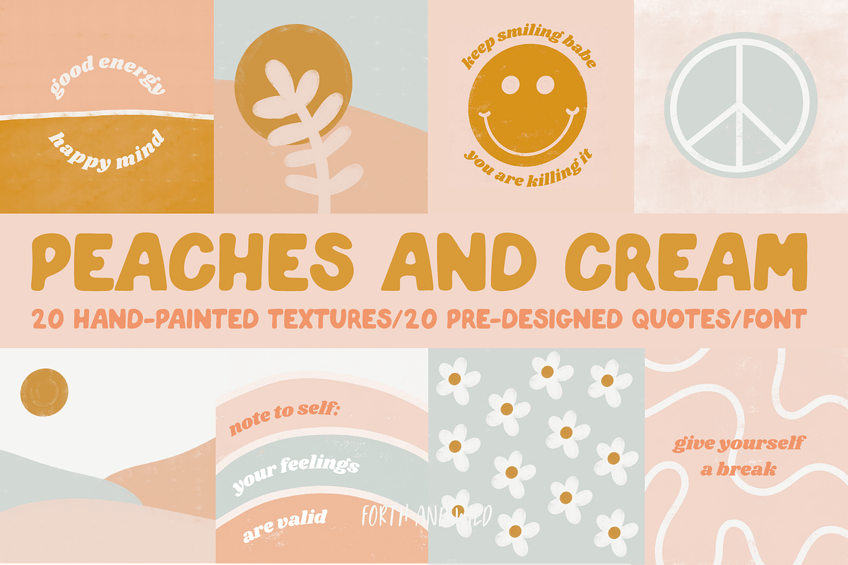 Canva Social Media Templates + Font, a Social Media Template by Forth and Wild (Photo 1 of 8)