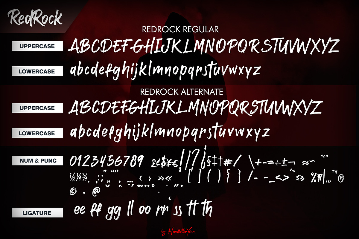 RedRock, a Font by HandletterYean (Photo 13 of 14)