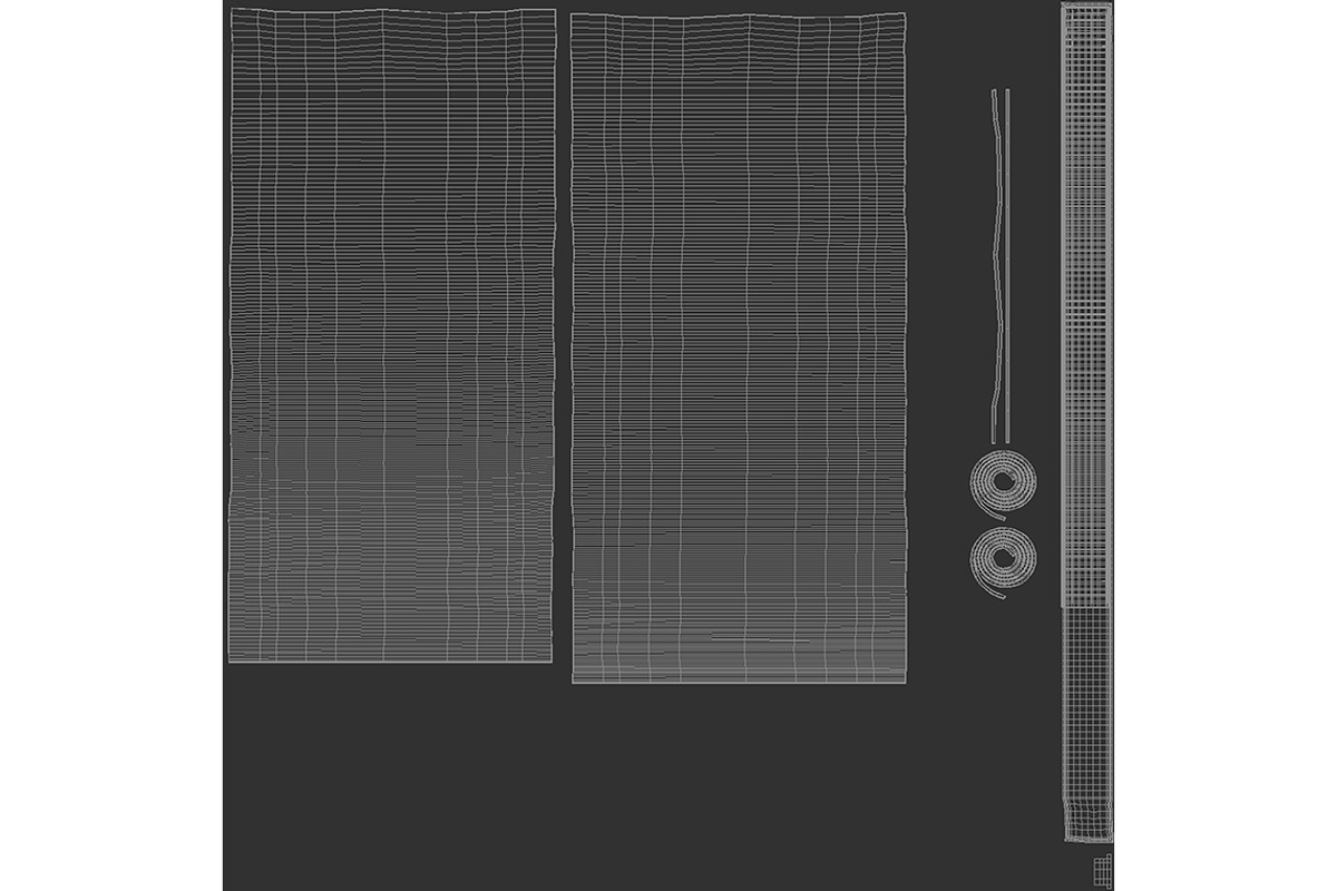 Two White Yoga Hiking Mats 3D Model, an Object 3D Model by rebrandy (Photo 6 of 9)