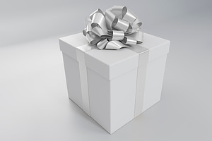 Blank Giftbox Mockup