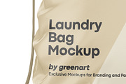 Laundry Bag Mockup, an Apparel Mockup by Green Art (Thumbnail 5 of 5)