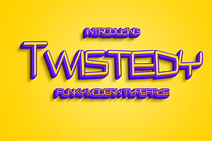 Twistedy - Modern Typeface