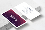 Abstract Business Card Template - 43, a Business Card Template by M6 Gallery (Thumbnail 2 of 3)