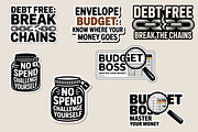 Financial Budget Digital Stickers, an Object Graphic by Jakayla Digital Co (Thumbnail 5 of 5)