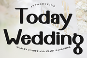 Today Wedding, a Handwritten Font by InermediaSTUDIO (Thumbnail 1 of 8)