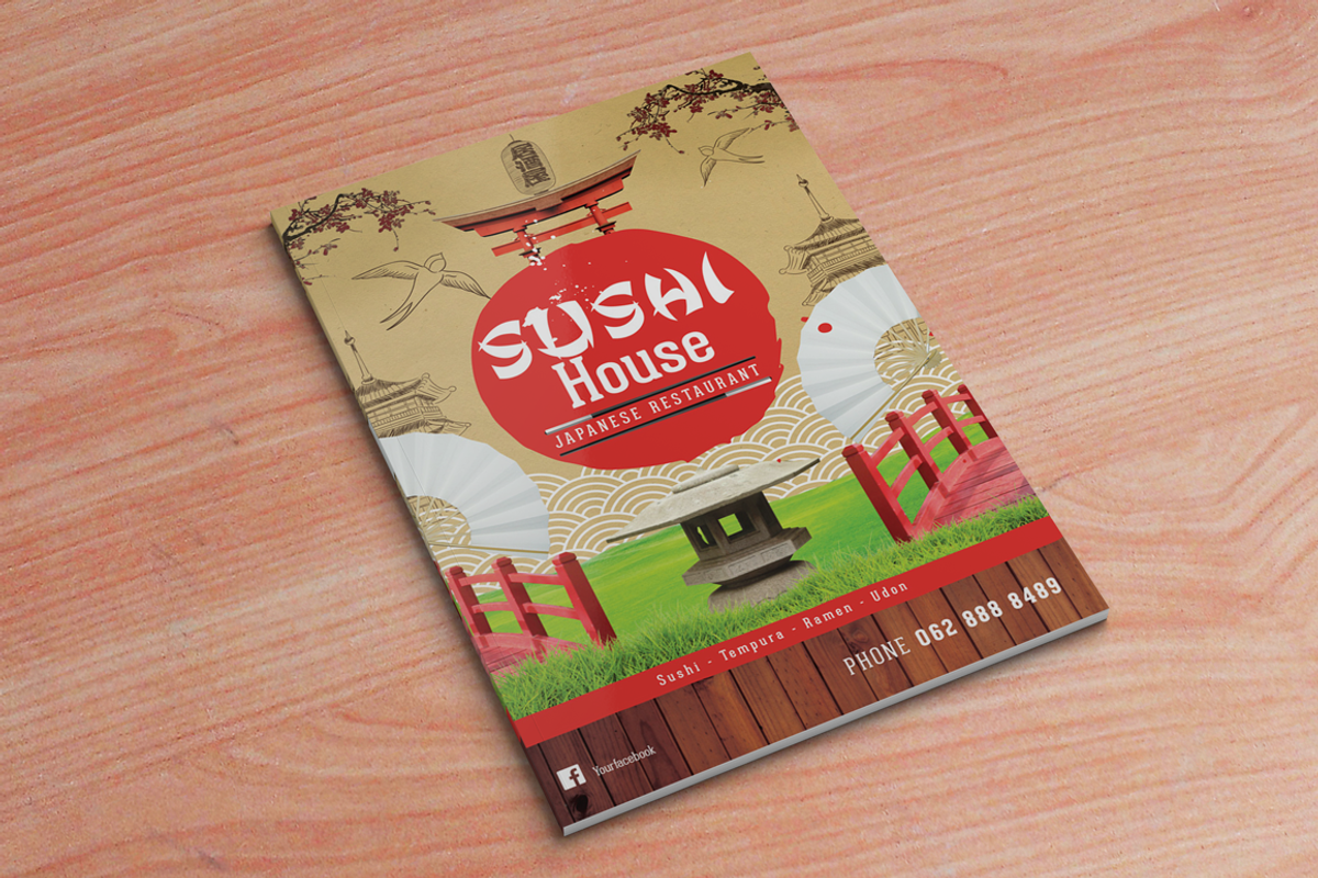 Menu Template - Sushi, a Brochure Template by 3Angle (Photo 3 of 5)