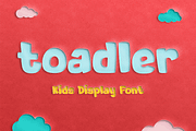 Toadler - Cute Cartoon Font, a Sans Serif Font by Modestype Studio (Thumbnail 11 of 11)