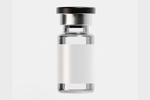 Injection Vial 3d model, an Object 3D Model by fahad121