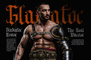 Black Ronge - Blackletter Font, a Blackletter Font by Kincrev Studio (Thumbnail 3 of 6)
