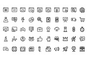 320 + icons outline style, an Icon by Mir store (Thumbnail 7 of 11)